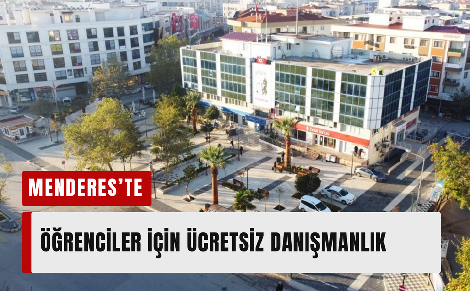 Menderes’ten öğrencilere sürpriz destek!