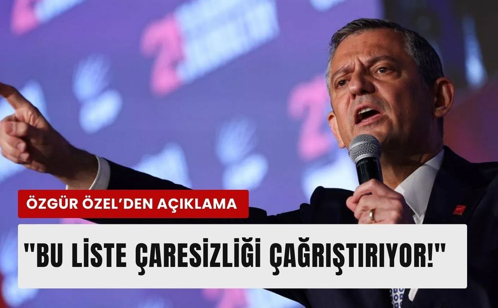 Özgür Özel’den Kurultay ve MYK açıklaması