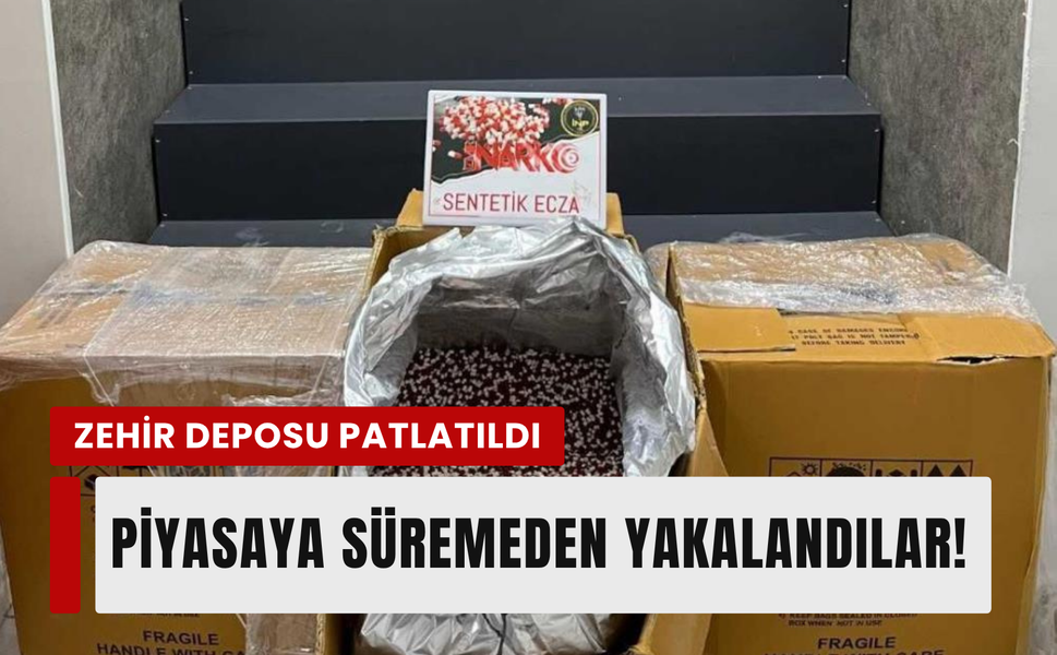 İzmir’de 300 bin yasaklı madde  ele geçirildi!