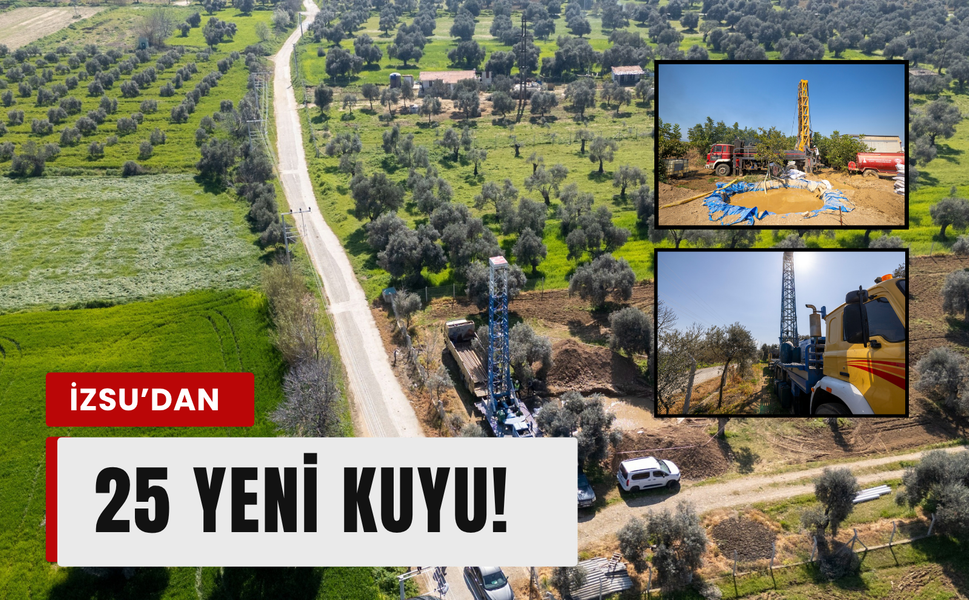 İZSU düğmeye bastı: Kesintisiz su için 25 dev adım!