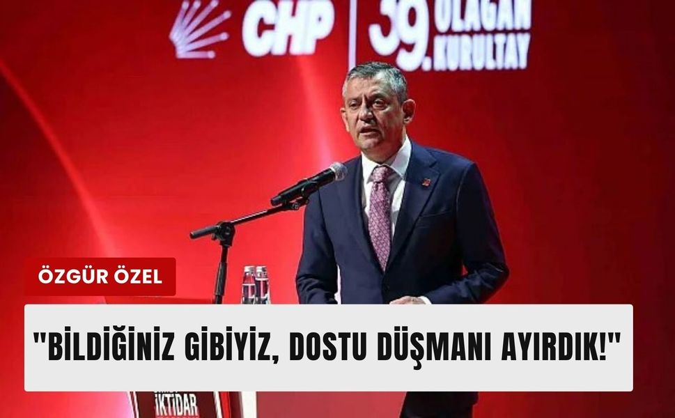 Özgür Özel’den 'Mutlak Butlan' sonrası ilk kürsü!