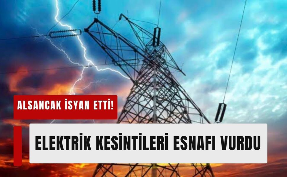 Alsancak isyan etti! Elektrik kesintileri esnafı vurdu
