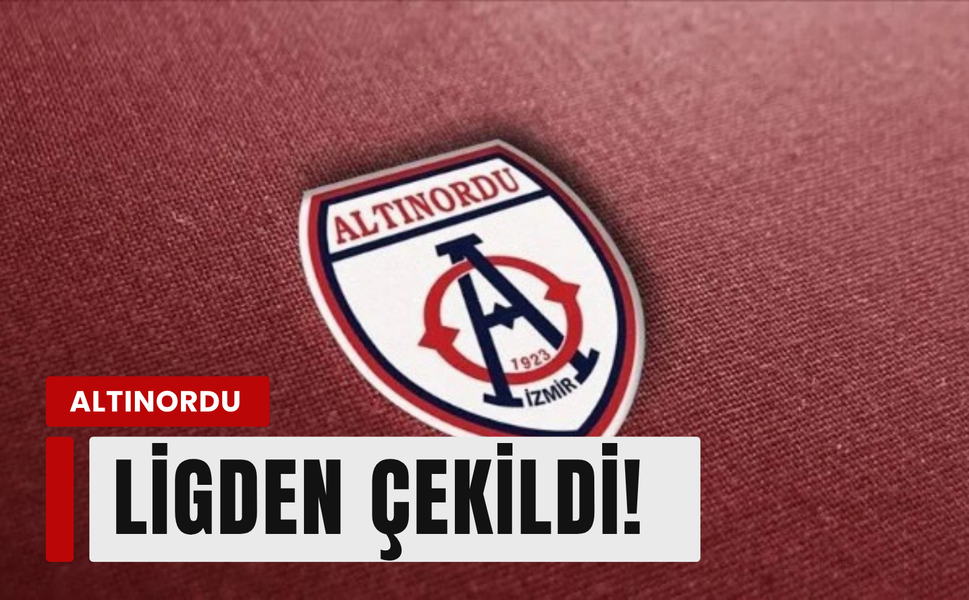 Altınordu ligden çekildi!