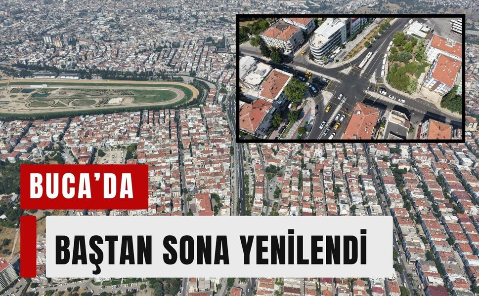 Buca'da Cemil Şeboy Caddesi baştan sona yenilendi