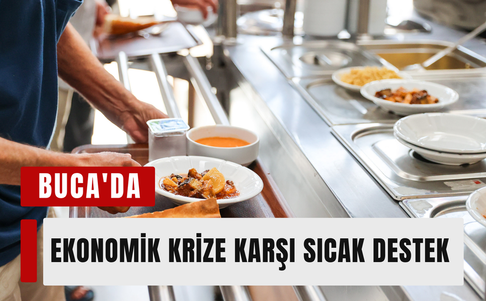 Buca'da ekonomik krize karşı sıcak destek
