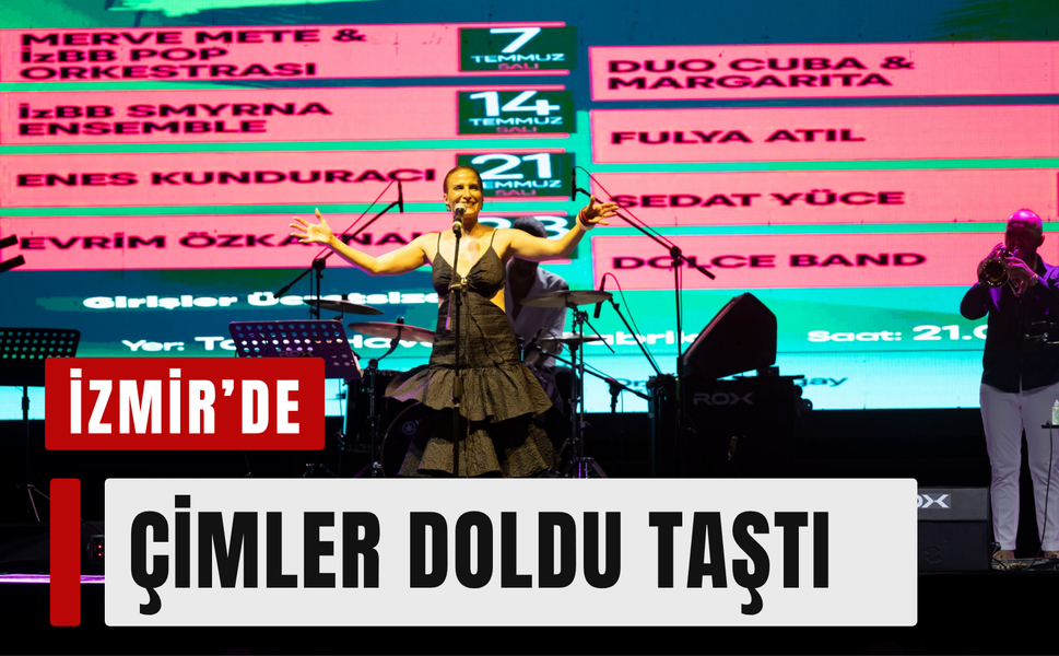 İzmir'de ücretsiz konserlere yoğun ilgi! Çimler doldu taştı