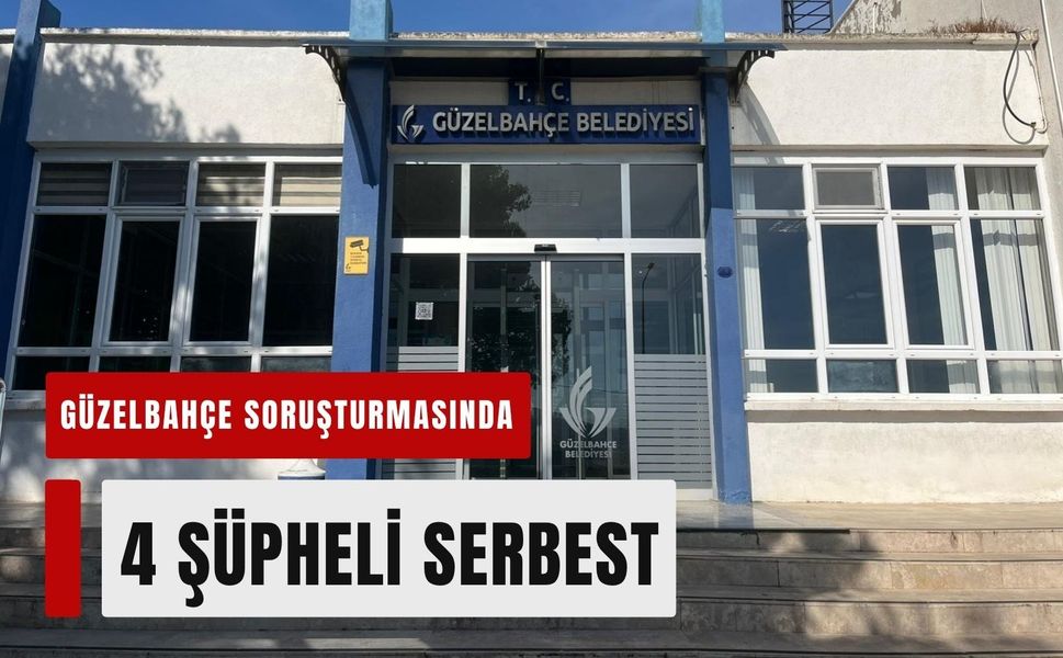 Güzelbahçe operasyonunda 4 şüpheli serbest