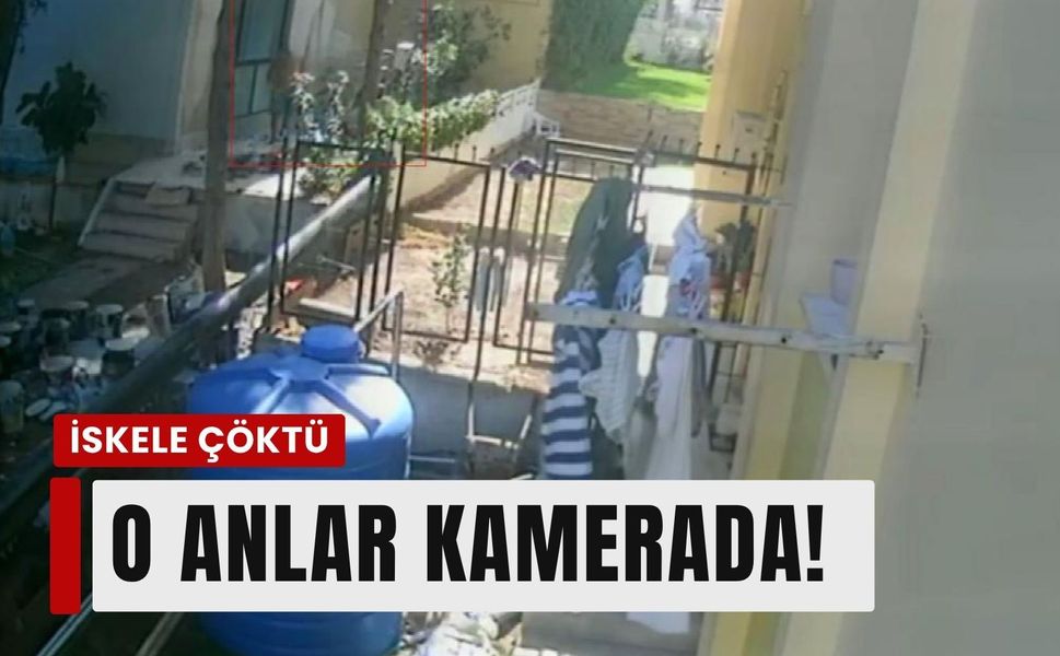 İzmir'de iskele çöktü: 3 kardeş işçinin yaralandığı anlar kamerada!