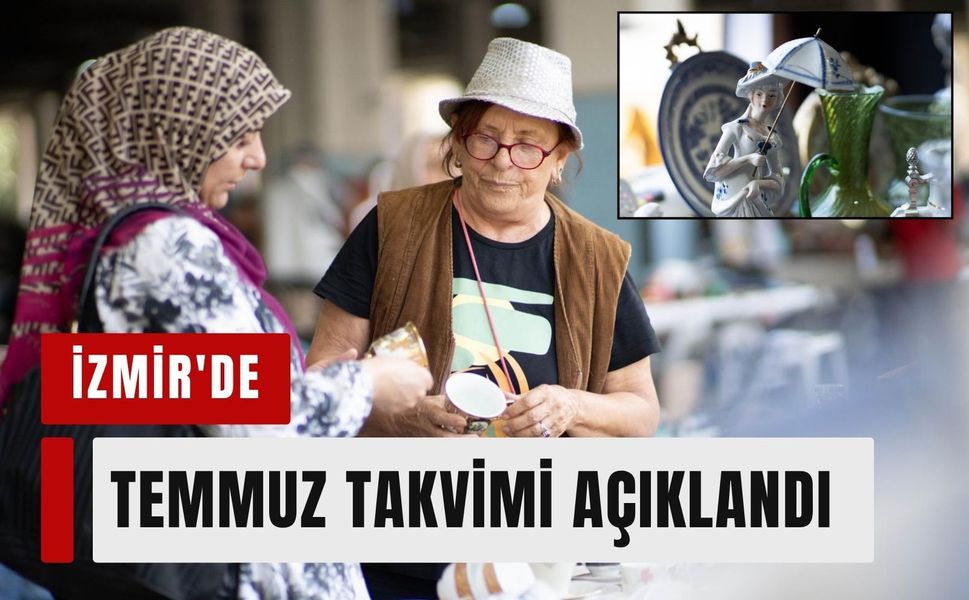 İzmir'de ikinci el pazarı takvimi açıklandı