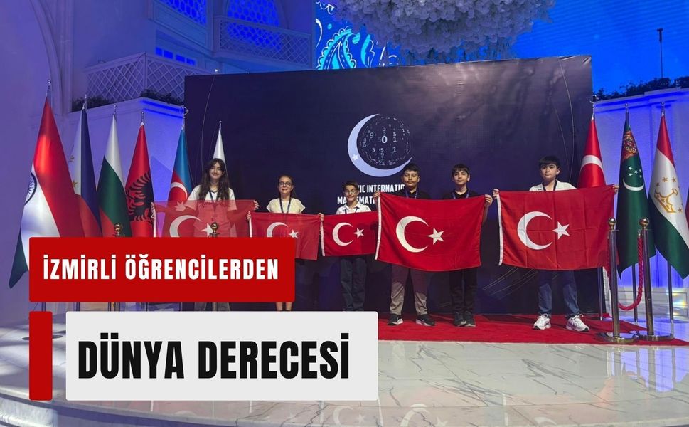 İzmirli BİLSEM öğrencileri dünya matematik olimpiyatlarından madalyalarla döndü