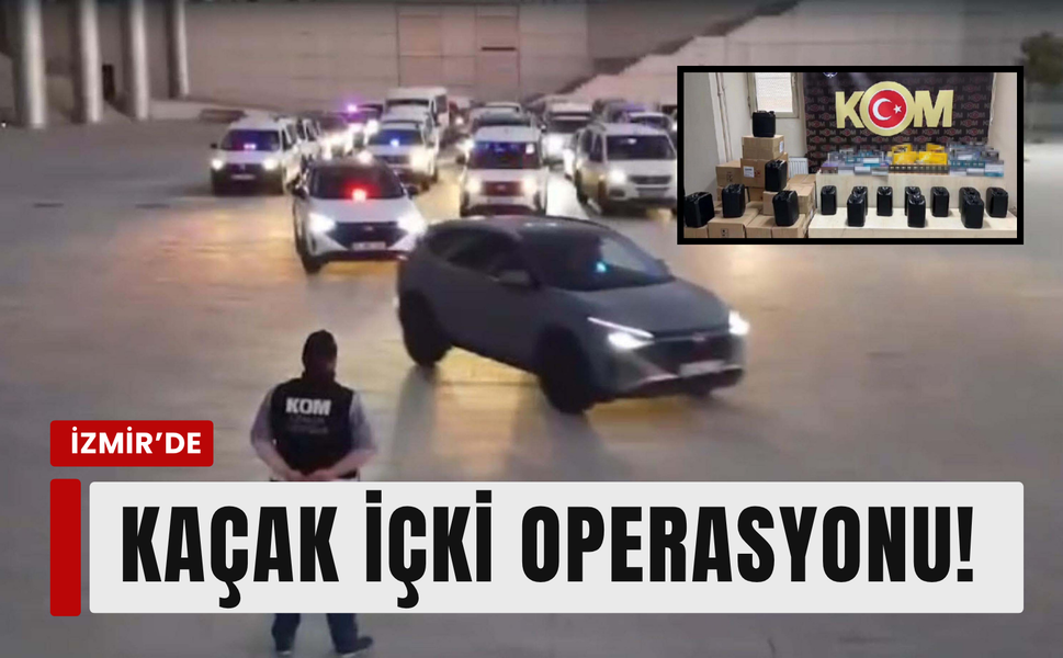 İzmir'de operasyon: Depo ve teknede binlerce şişe ele geçirildi!