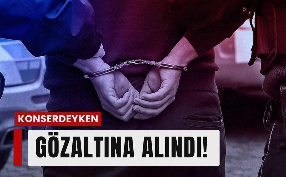 Rapçi Uzay, Çeşme'de sahnedeyken gözaltına alındı!