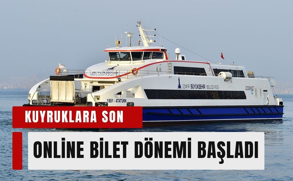 İZDENİZ’den Ege adalarına online feribot bileti dönemi
