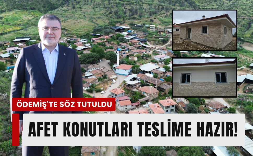 Saygılı müjdeyi verdi: Ödemiş’te yeni yuvaların teslim tarihi belli oldu!