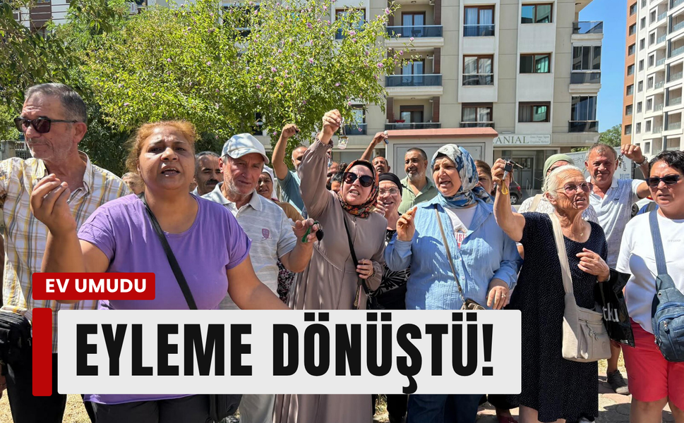 İzmir'de teslim gecikti, eylem başladı!