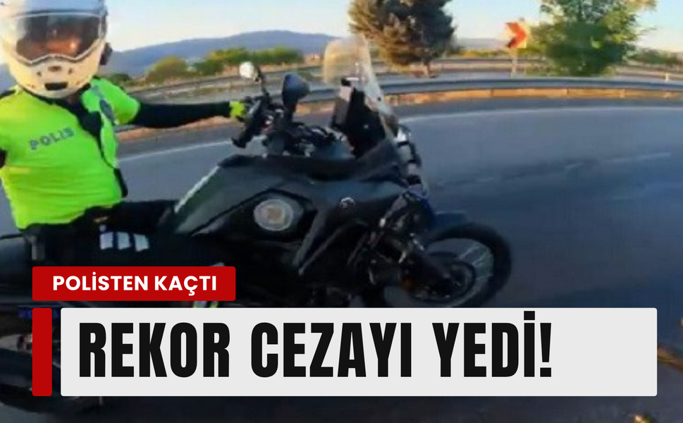 İzmir’de rekor ceza: Hem ehliyet gitti hem motor!