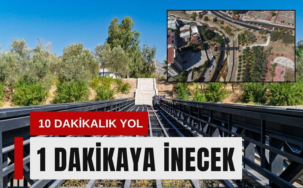 Karşıyaka’da 10 dakikalık yol 1 dakikaya inecek