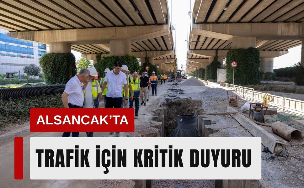 Alsancak’ta trafik için kritik duyuru: O yol kapalı