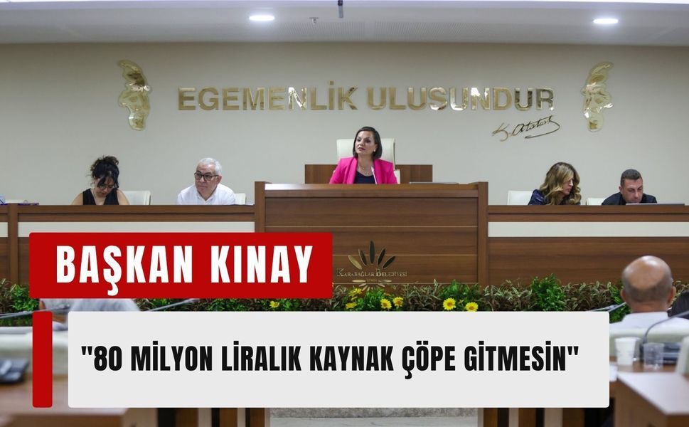 Karabağlar'da 80 milyon liralık atık alarmı