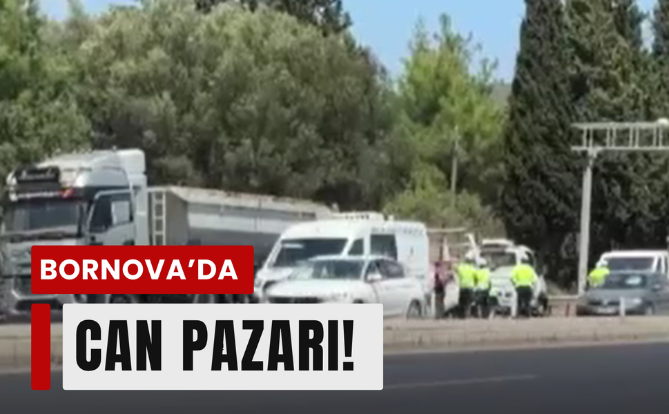 Bornova’da feci kaza: Sürücü hayatını kaybetti!