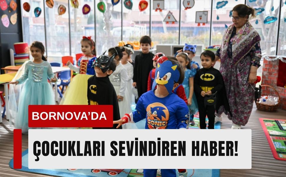 Bornova’da çocukları sevindiren haber! Başvurular başlıyor