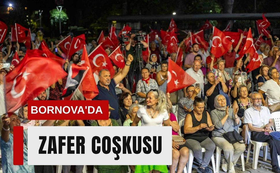 Bornova’da Zafer coşkusu Büyükpark’ı doldurdu