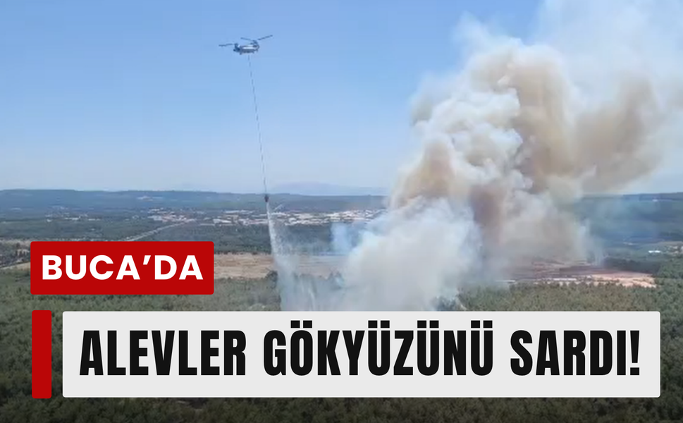 Buca’da alev alarmı: Ekipler seferber oldu!