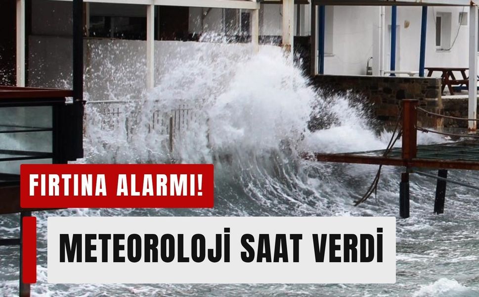 İzmir ve Ege için fırtına alarmı! Meteoroloji saat verdi