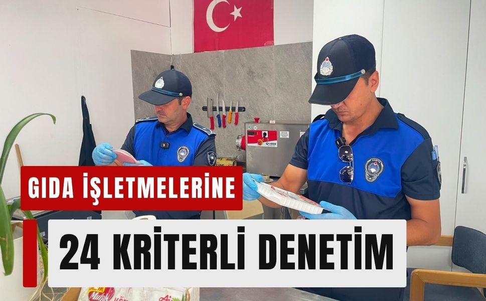 Güzelbahçe'de gıda işletmelerine 24 kriterli denetim