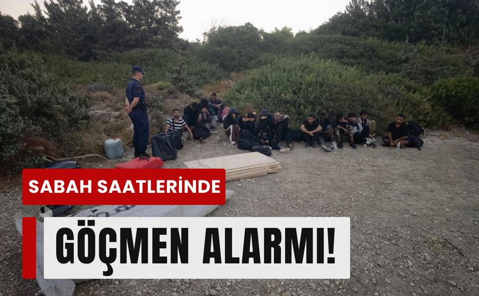 Çeşme’de 16 düzensiz göçmen operasyonu!