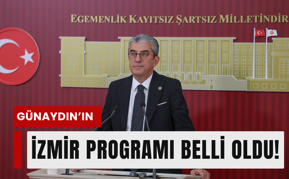 Gökhan Günaydın’ın İzmir programı belli oldu!