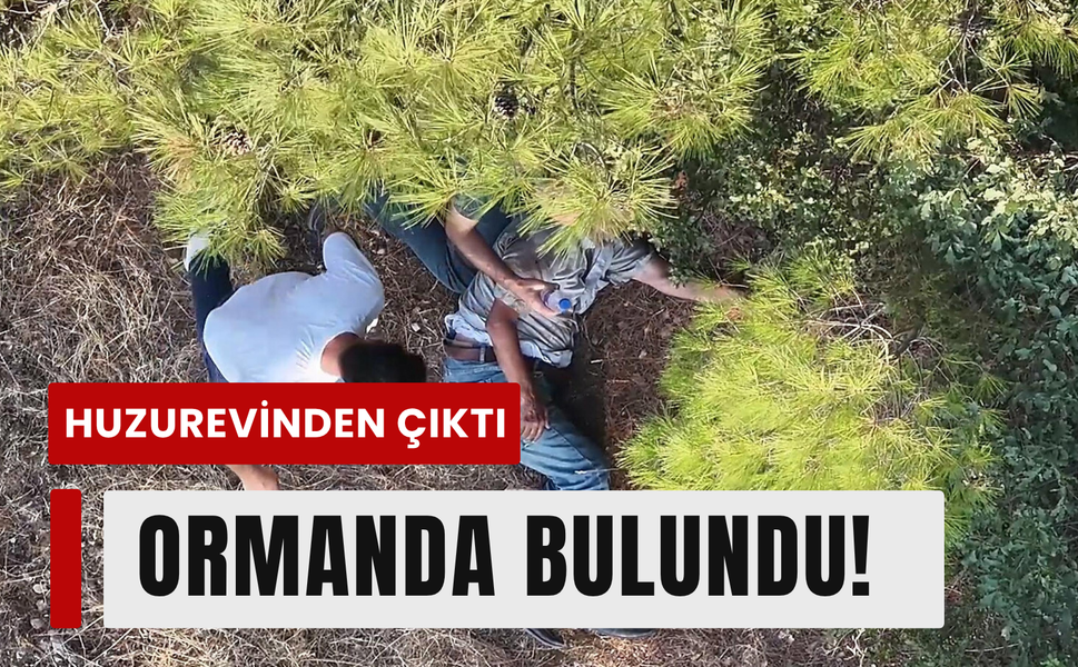 Ormanda kaybolmuştu: Dron sayesinde bulundu!