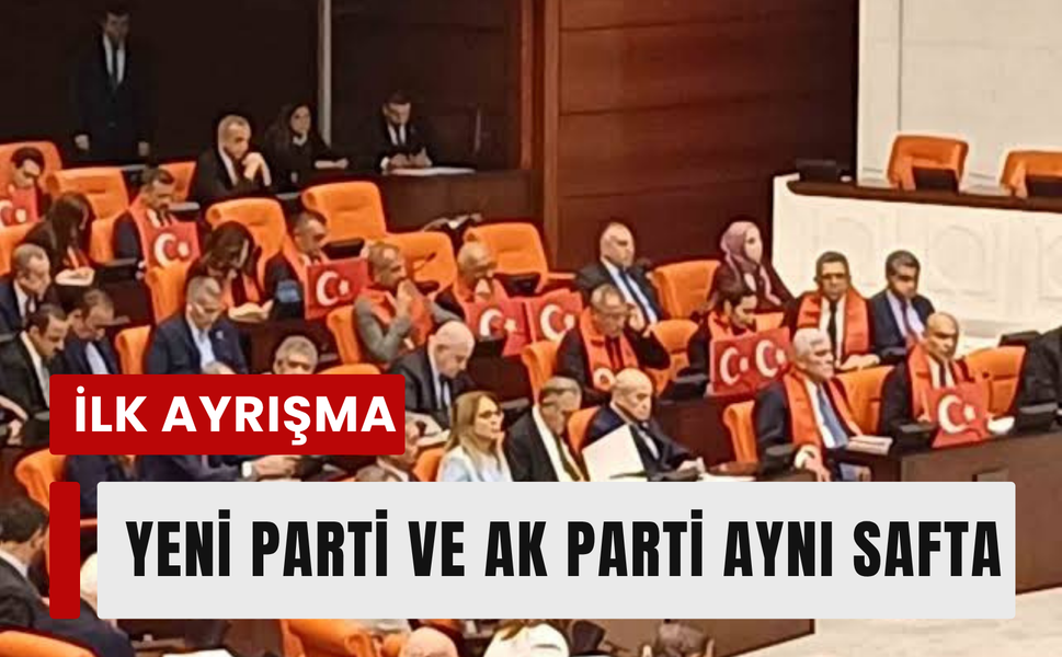 İzmir Meclisi’nde ilk ayrışma: YENİ Parti ve AK Parti yan yana!