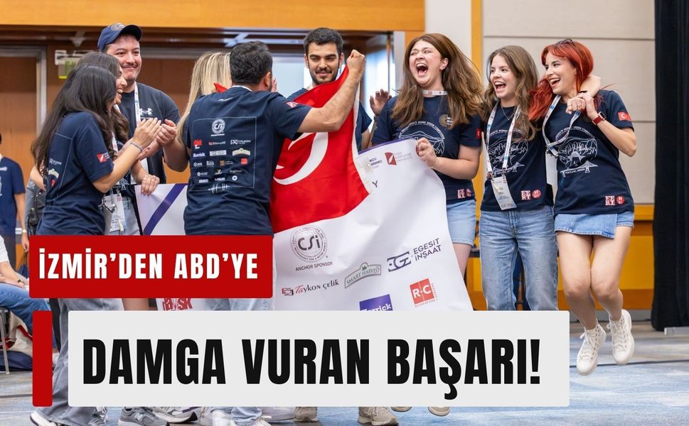 İzmir’den ABD’ye damga vuran başarı!