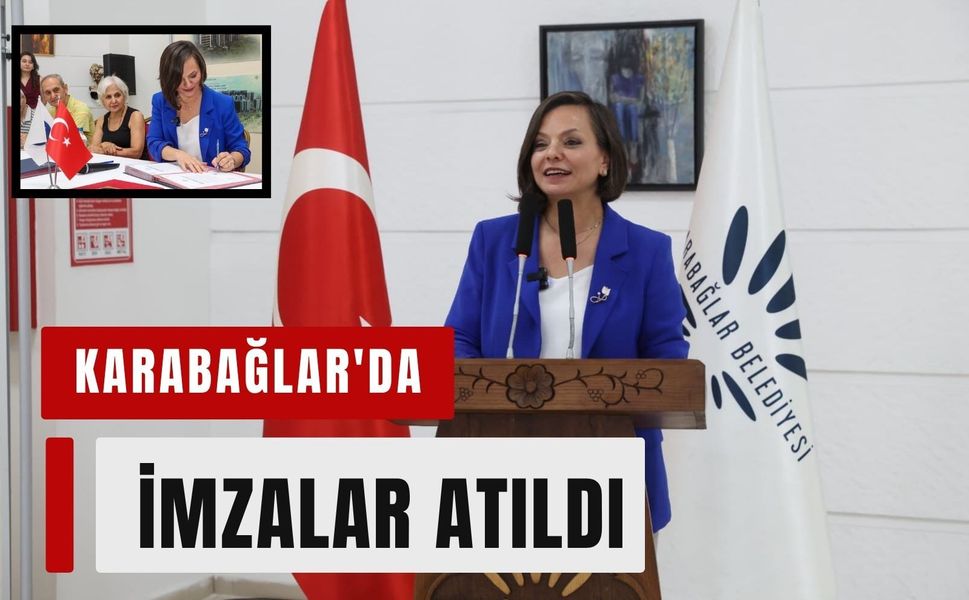 Karabağlar'da kentsel dönüşümde ilk imzalar atıldı
