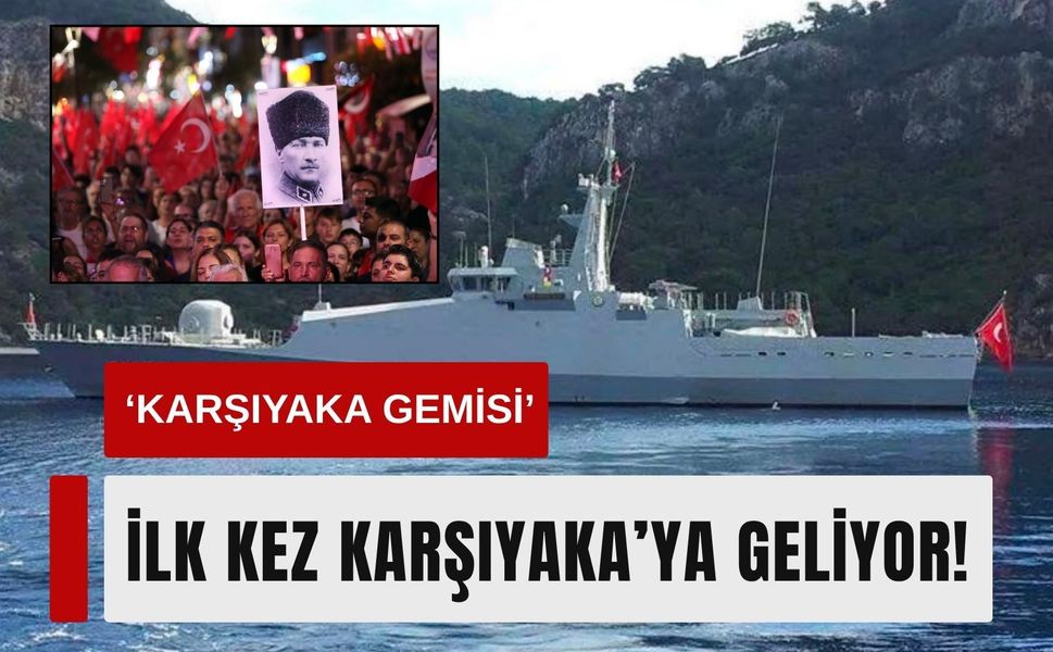 ‘Karşıyaka Gemisi’ ilk kez Karşıyaka’ya geliyor!