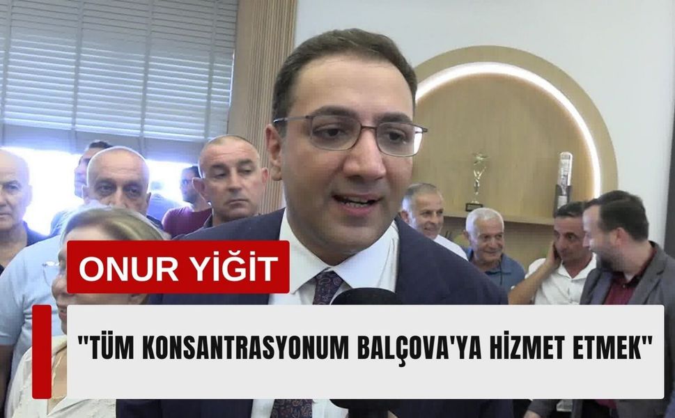 Balçova Belediye Başkanı Onur Yiğit Yeni İzmir TV mikrofonlarına konuştu