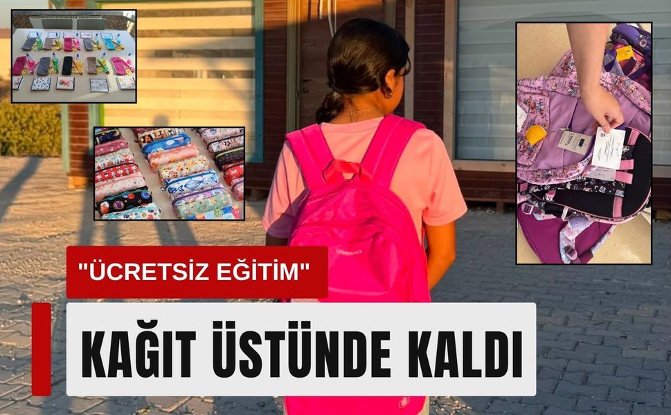 Eğitim ücretsiz ama okul masrafları cep yakıyor