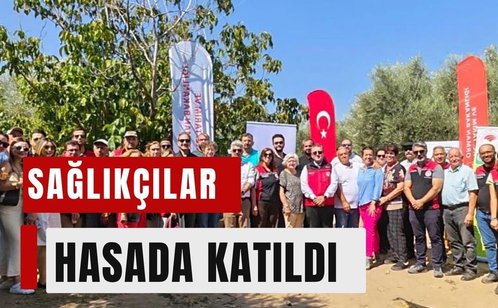 Sağlık çalışanları organik tarımı tarlada deneyimledi