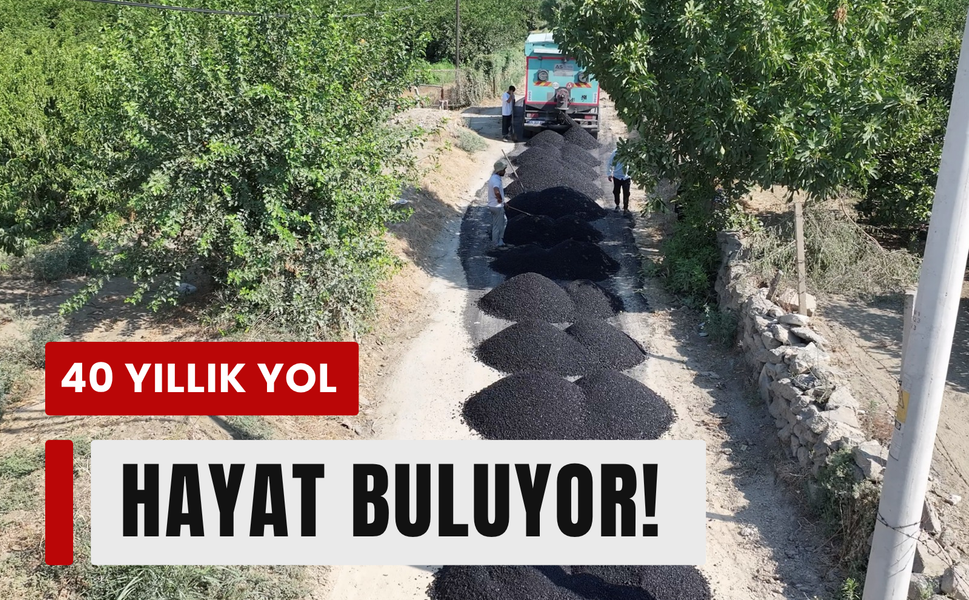 Efes Selçuk’ta 40 yıllık yol yeniden hayat buluyor!