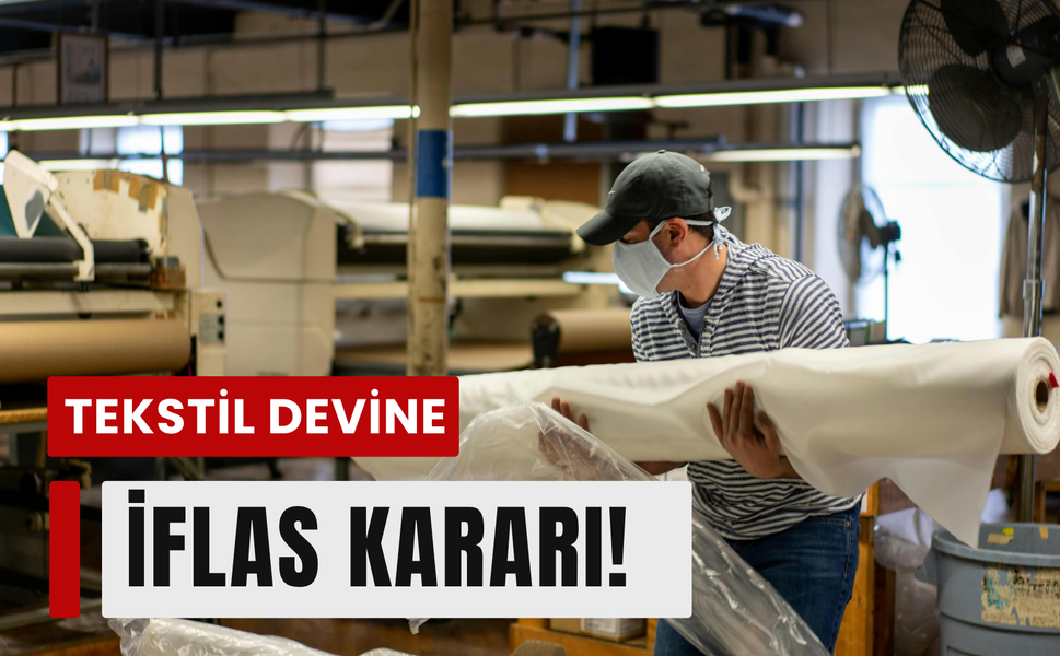 Mahkemeden karar: İzmirli tekstil şirketi iflas etti!