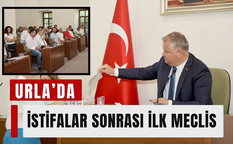Urla’da istifalar sonrası ilk meclis toplandı