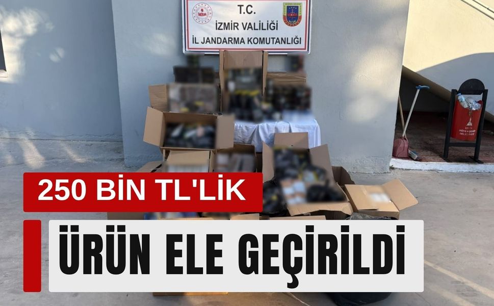 İzmir’de kaçak tütün operasyonu