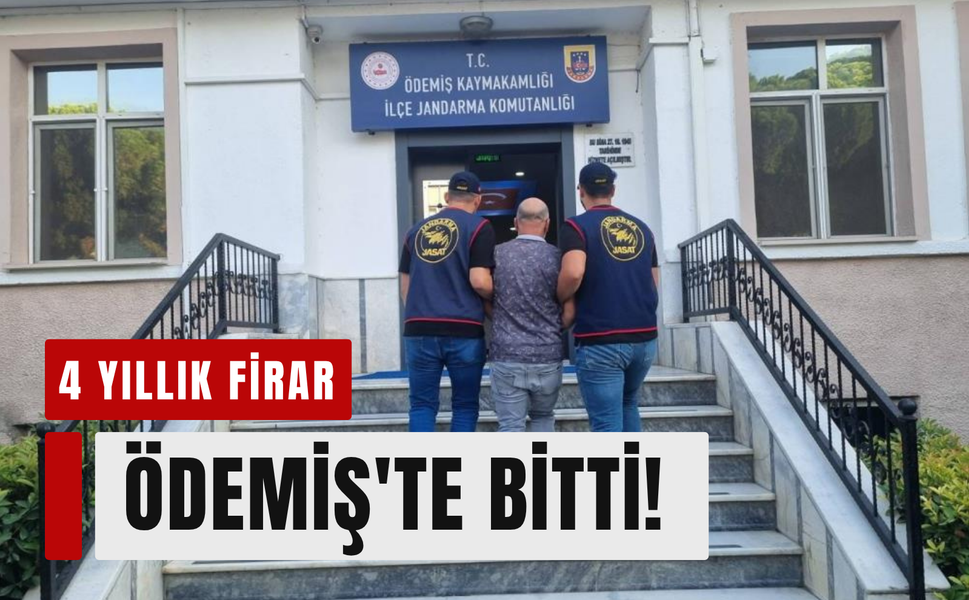 Ödemiş'te aranan hükümlüye operasyon!
