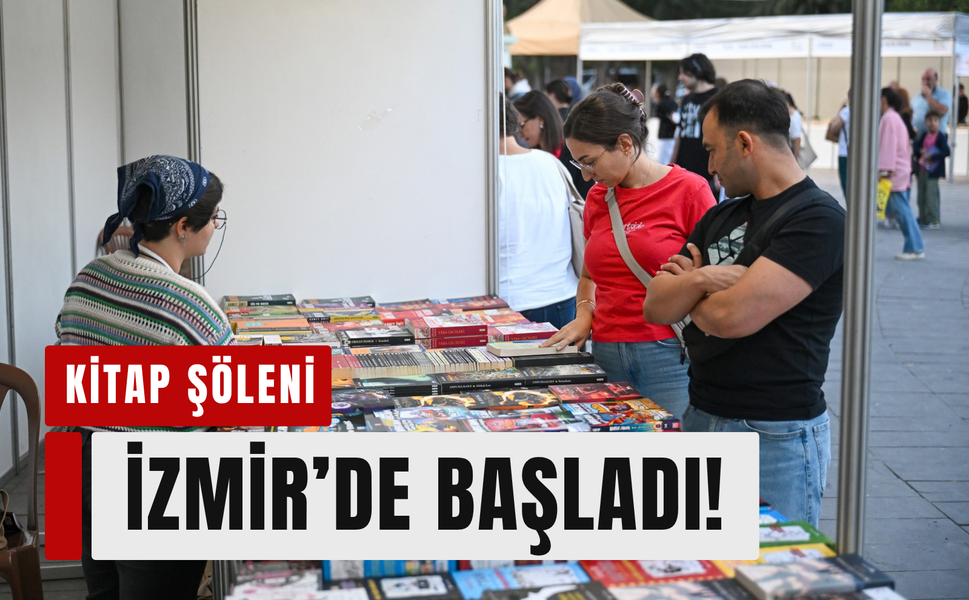 Bornova’da 790 bin kitapla edebiyat şöleni başladı!