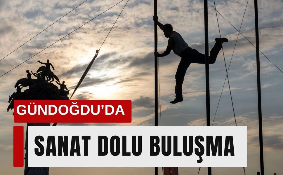 Gündoğdu Meydanı’nda çağdaş sirk gösterisi