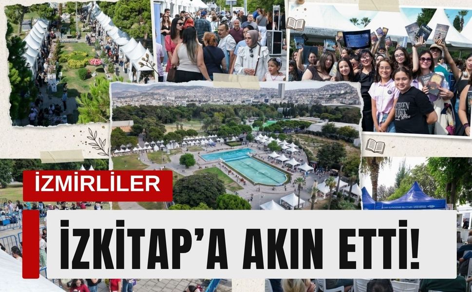 İzmirliler İZKİTAP’a akın etti!