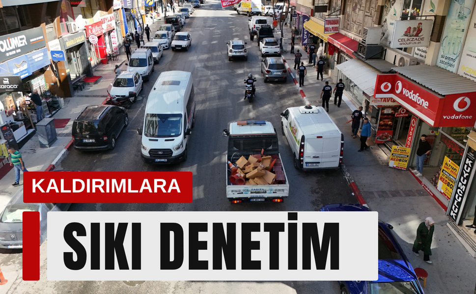 Torbalı’da kaldırımlara sıkı denetim