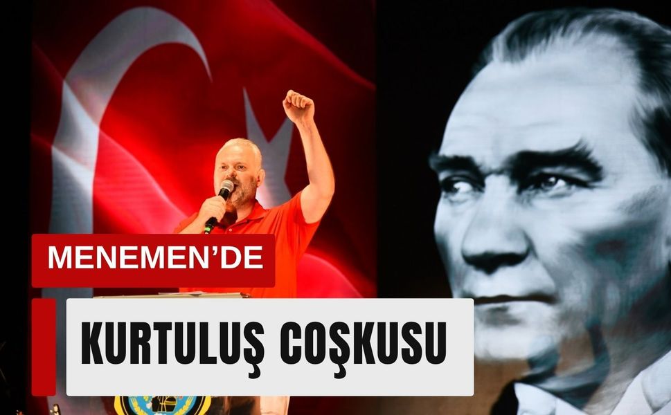 Menemen’de kurtuluş coşkusu Sefo konseriyle yaşanacak