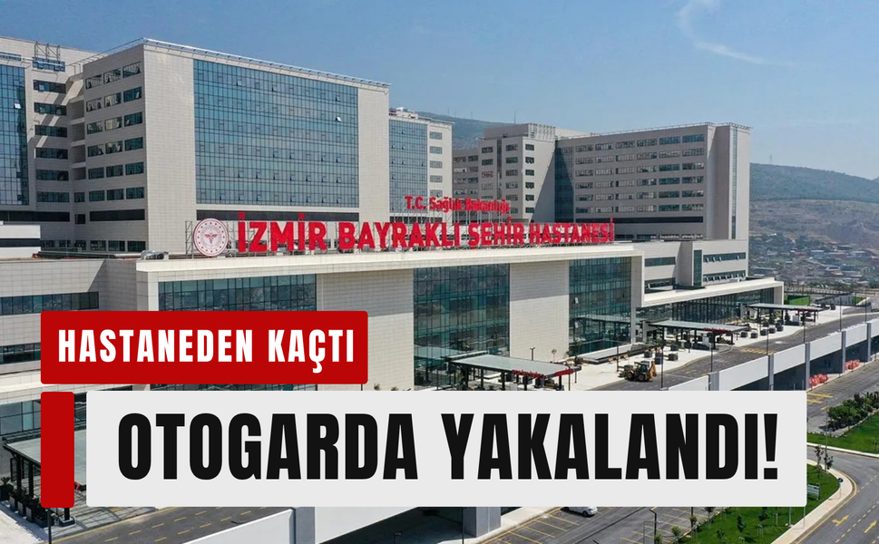 Hastaneden firar etti, otogarda kıskıvrak yakalandı!